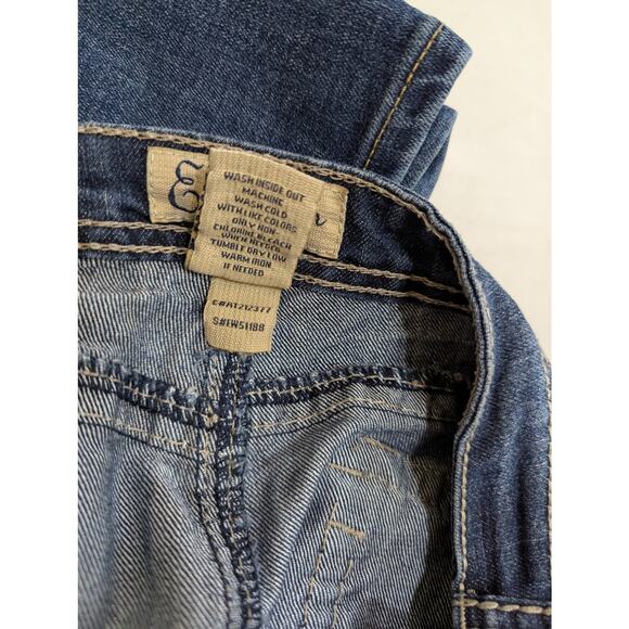 Earl jeans  womens Sz10 cropped  Waist 34" Rise 9.75"Ins 25"Decorative stitching - Picture 8 of 8